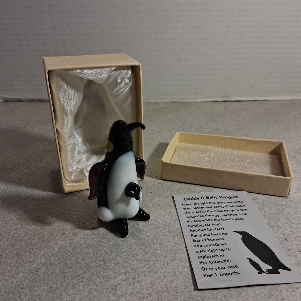 Art Glass Emperior Penguin Pier One Imports